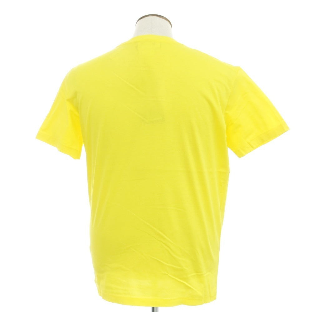 [New] DSQUARED2 Cotton Crew Neck Short Sleeve T-Shirt Yellow [L] [Condition Rank N] [Men&