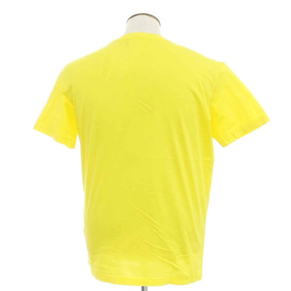 [New] DSQUARED2 Cotton Crew Neck Short Sleeve T-Shirt Yellow [XL] [Condition Rank N] [Men&