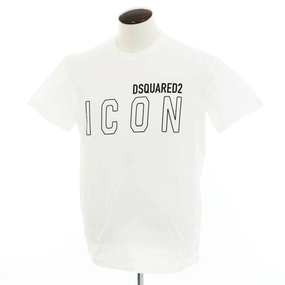 【新品】ディースクエアード DSQUARED2 コットン クルーネック 半袖Ｔシャツ
 ホワイト【 L 】【 状態ランクN 】【 メンズ 】