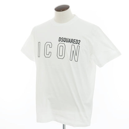 【新品】ディースクエアード DSQUARED2 コットン クルーネック 半袖Ｔシャツ
 ホワイト【 XXL 】【 状態ランクN 】【 メンズ 】