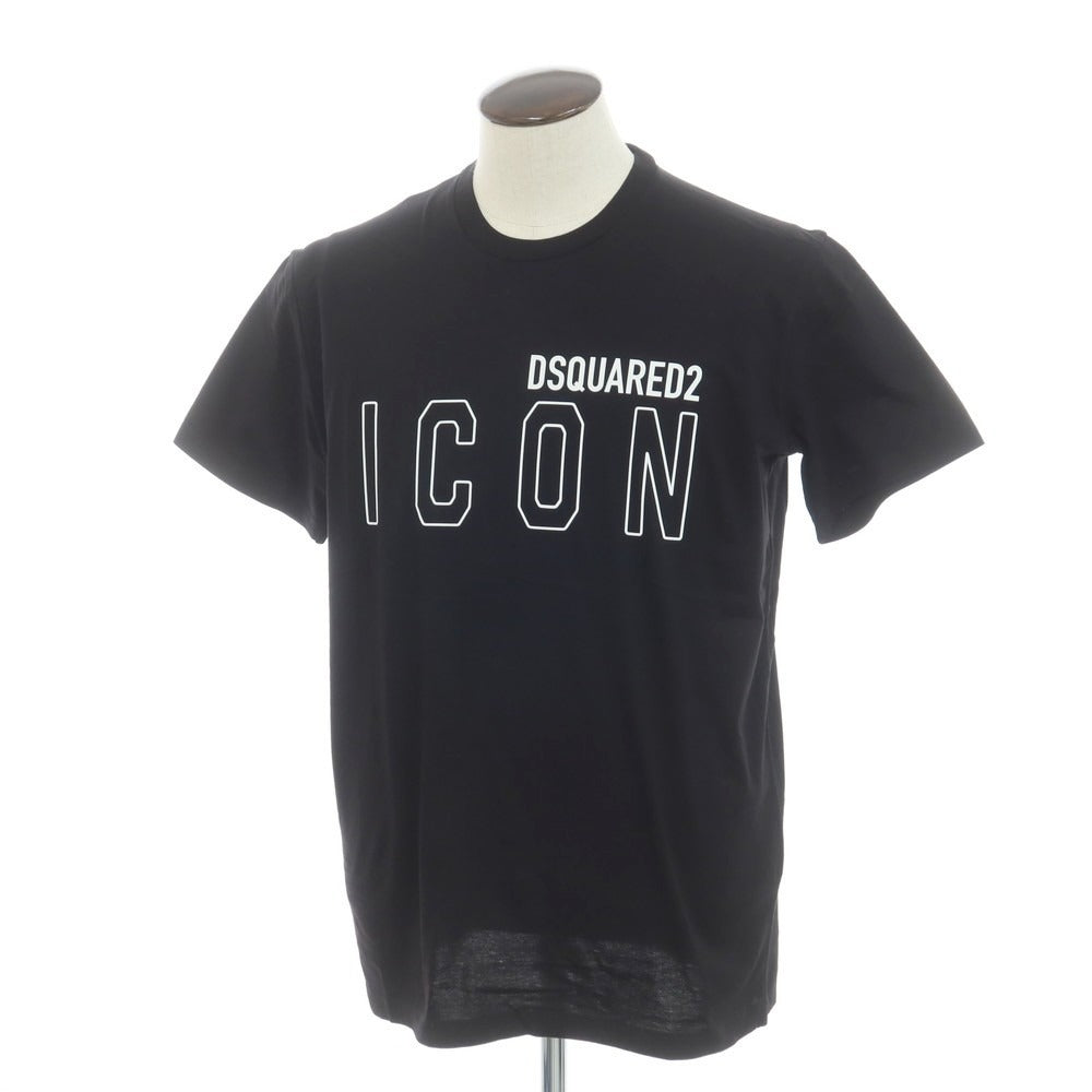 【新品】ディースクエアード DSQUARED2 コットン クルーネック 半袖Ｔシャツ
 ブラック【 XL 】【 状態ランクN 】【 メンズ 】