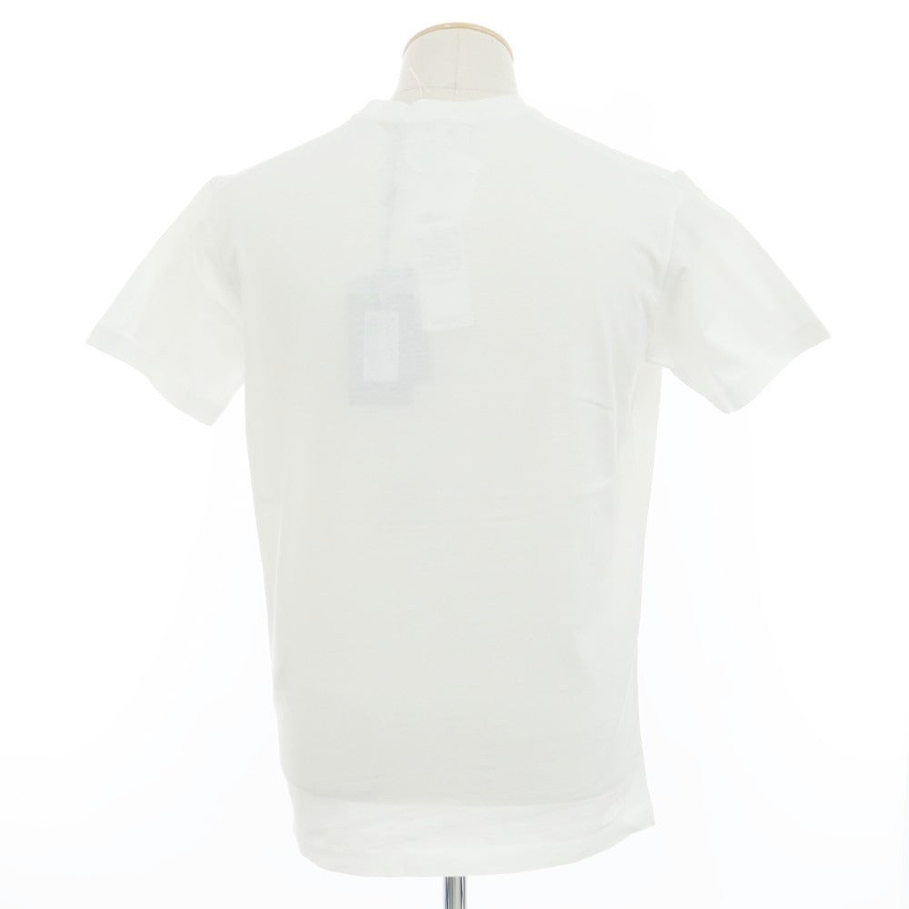 【新品アウトレット】ディースクエアード DSQUARED2 コットン クルーネック 半袖Ｔシャツ
 ホワイト【 S 】【 状態ランクN- 】【 メンズ 】
