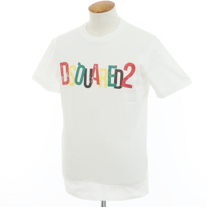【新品】ディースクエアード DSQUARED2 コットン クルーネック 半袖Ｔシャツ
 ホワイト【 M 】【 状態ランクN 】【 メンズ 】