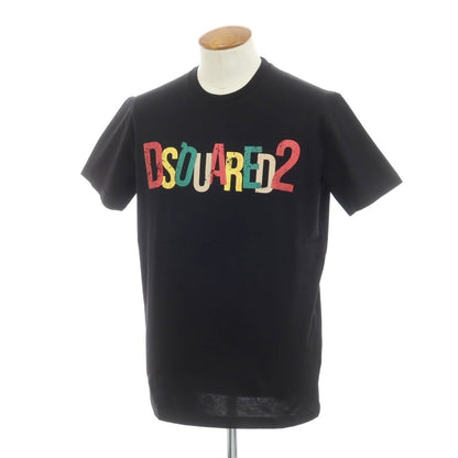 【新品】ディースクエアード DSQUARED2 コットン クルーネック 半袖Ｔシャツ
 ブラック【 M 】【 状態ランクN 】【 メンズ 】
