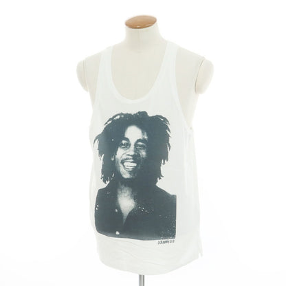 [New Outlet] DSQUARED2 Cotton U-neck Tank Top White [Size M] [WHT] [S/S] [Condition Rank N-] [Men&