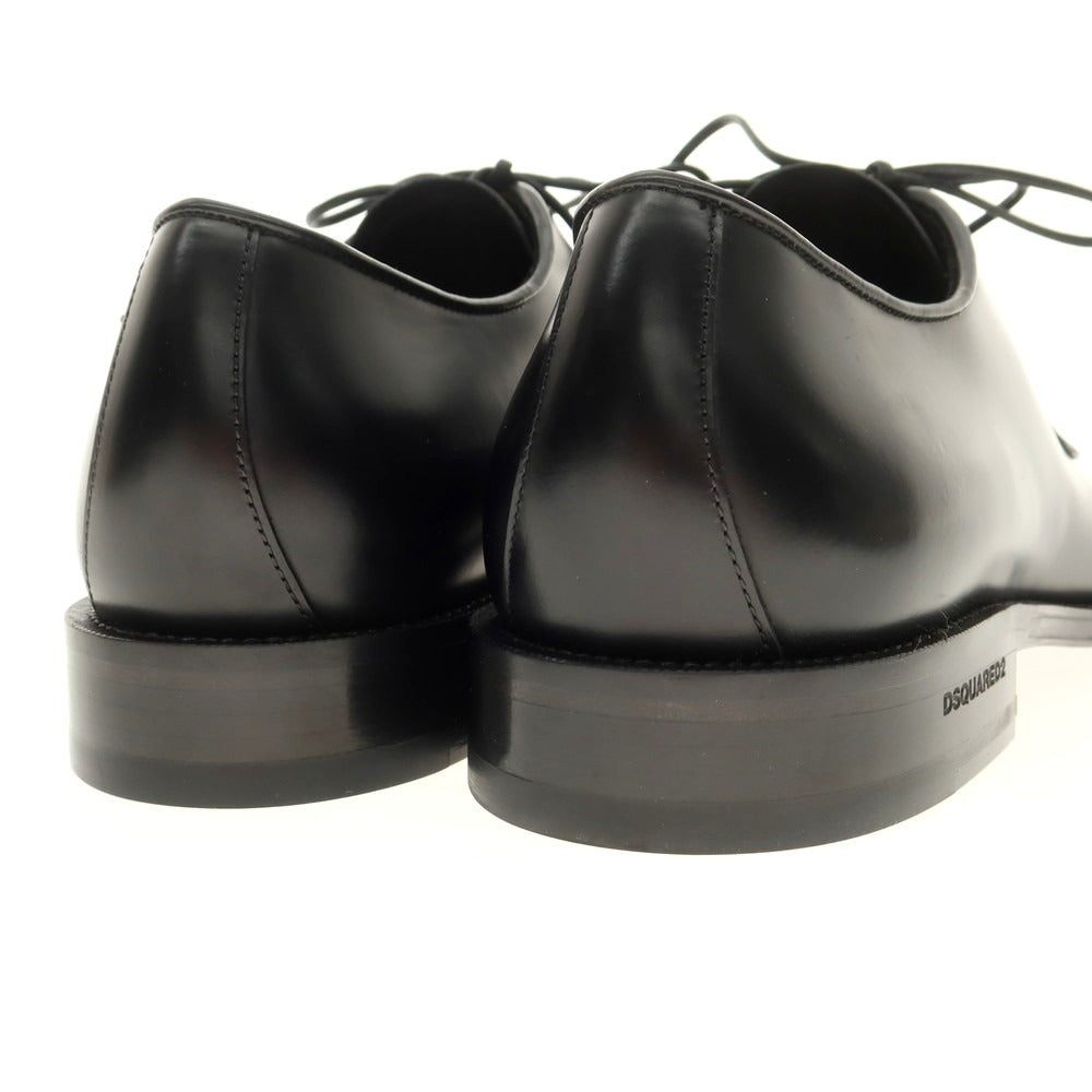 【新品】ディースクエアード DSQUARED2 ラウンドトゥ ドレスシューズ ブラック【 43 】【 状態ランクN 】【 メンズ 】 [EPD]