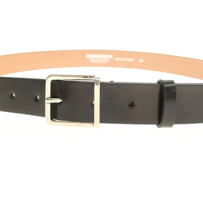 【新品】ディースクエアード DSQUARED2 レザー ベルト ブラック【 95 】【 状態ランクN 】【 メンズ 】
