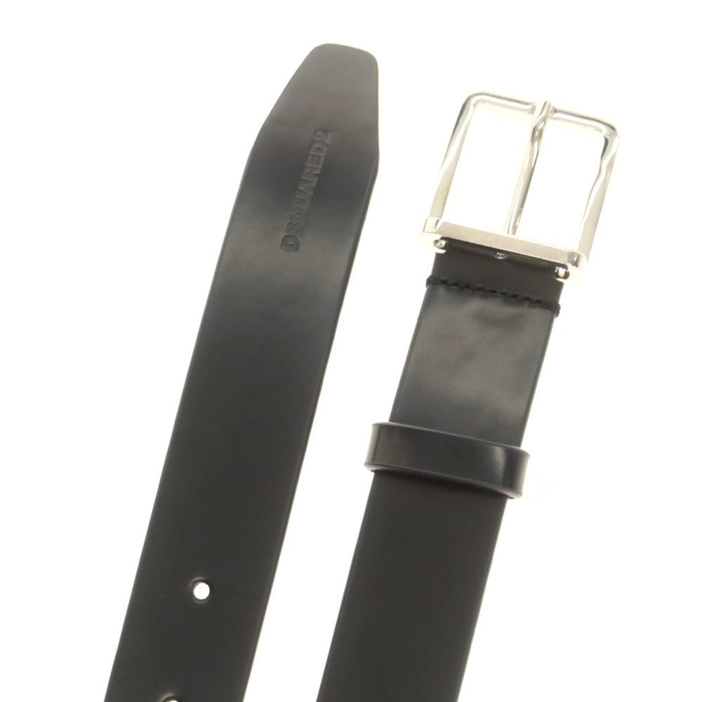 【新品】ディースクエアード DSQUARED2 レザー ベルト ブラック【 95 】【 状態ランクN 】【 メンズ 】