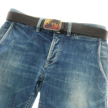 【新品】ディースクエアード DSQUARED2 レザー ベルト ブラック【 90 】【 状態ランクN 】【 メンズ 】
