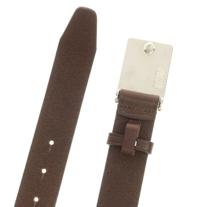 【新品】ディースクエアード DSQUARED2 レザー ベルト ダークブラウン【 95 】【 状態ランクN 】【 メンズ 】