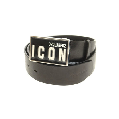 【新品】ディースクエアード DSQUARED2 レザー ベルト ブラック【 85 】【 状態ランクN 】【 メンズ 】