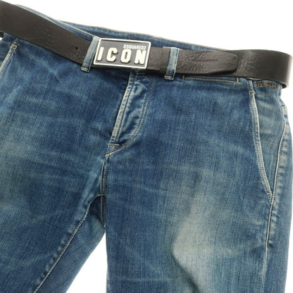 【新品】ディースクエアード DSQUARED2 レザー ベルト ブラック【 100 】【 状態ランクN 】【 メンズ 】