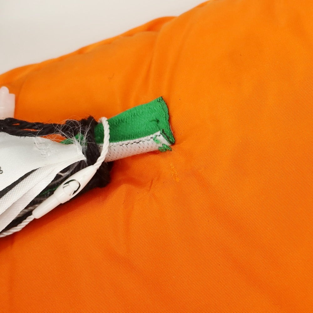 【新品アウトレット】ディースクエアード DSQUARED2 ナイロン ダウンマフラー ネックウォーマー オレンジ【 状態ランクN- 】【 メンズ 】