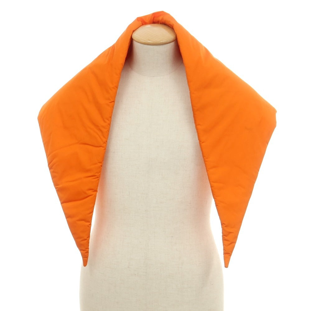 【新品】ディースクエアード DSQUARED2 ナイロン ダウンマフラー ネックウォーマー オレンジ【 状態ランクN 】【 メンズ 】