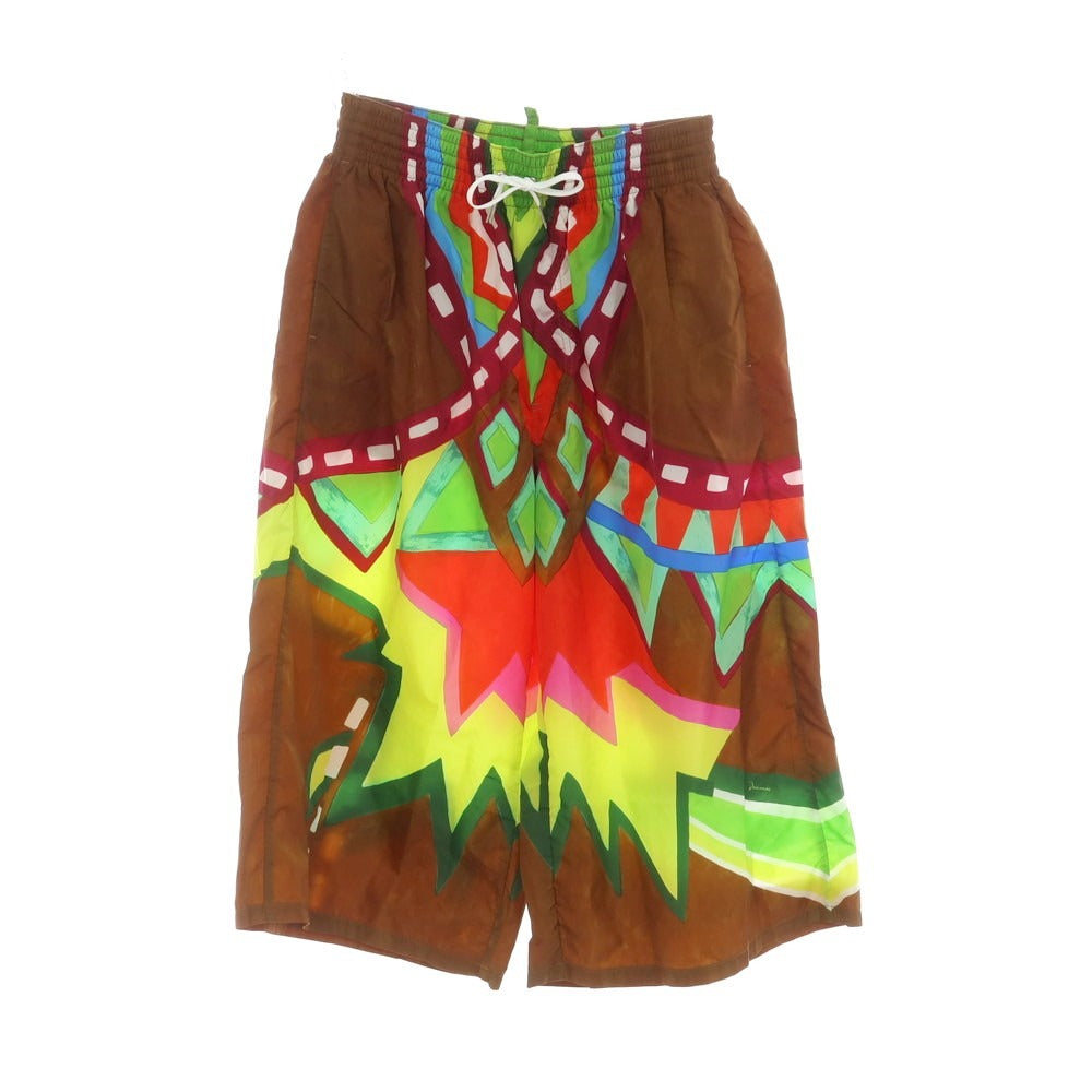 【新品】ディースクエアード DSQUARED2 スイムウェア 水着 ショートパンツ ブラウン系【サイズ46】【 状態ランクN 】【 メンズ 】[EPD]