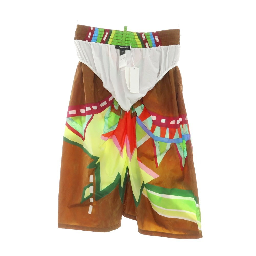 【新品】ディースクエアード DSQUARED2 スイムウェア 水着 ブラウン系【 50 】【 状態ランクN 】【 メンズ 】