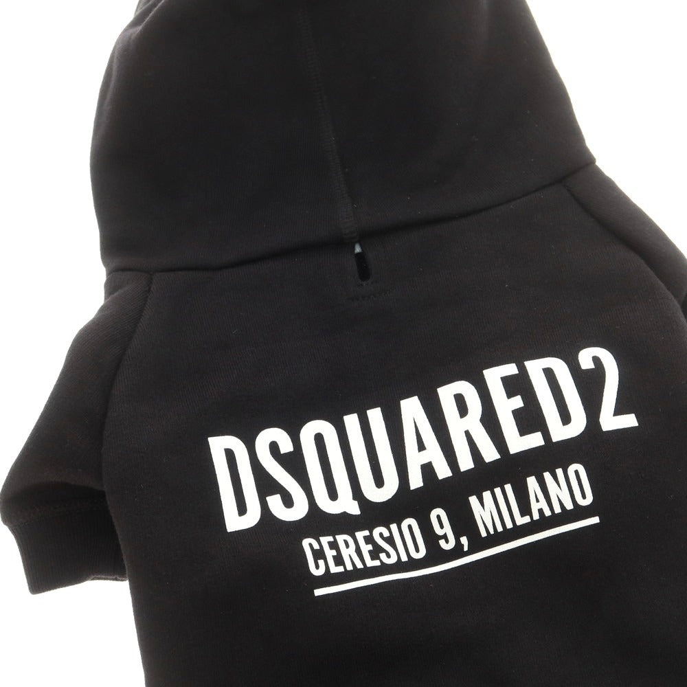 【新品】ディースクエアード DSQUARED2 ドッグウェア 犬用スウェットパーカー ブラック【 1 】【 状態ランクN 】【 メンズ 】[DPD]