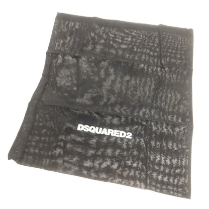 【新品アウトレット】ディースクエアード DSQUARED2 キャンバス トートバッグ ホワイトxブラック【 状態ランクN- 】【 メンズ 】