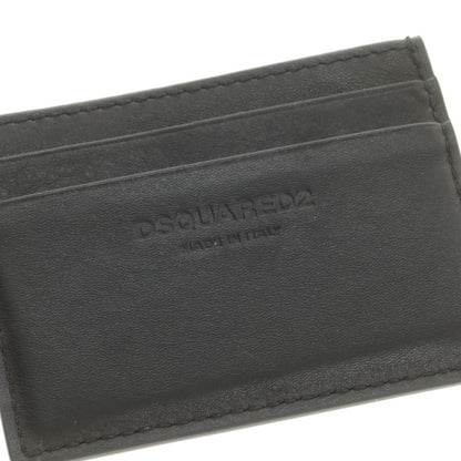 【新品】ディースクエアード DSQUARED2 レザー カードケース ブラック【 状態ランクN 】【 メンズ 】