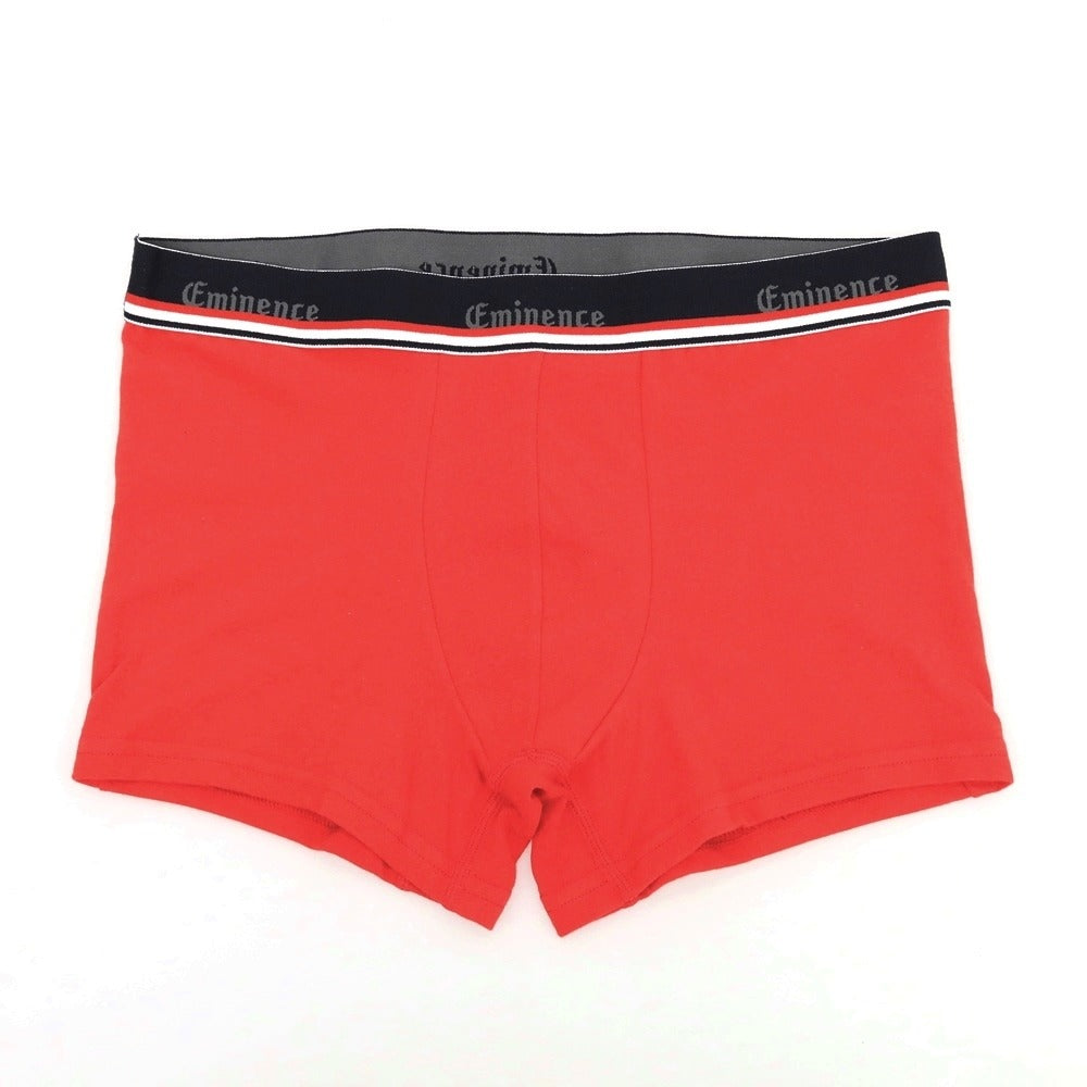 【新品】エミネンス プールオム EMINENCE POUR HOMME フランス製 コットンポリウレタン ボクサーパンツ 下着 アンダーウェア レッド【 4（L） 】【 状態ランクN 】【 メンズ 】 [EPD]