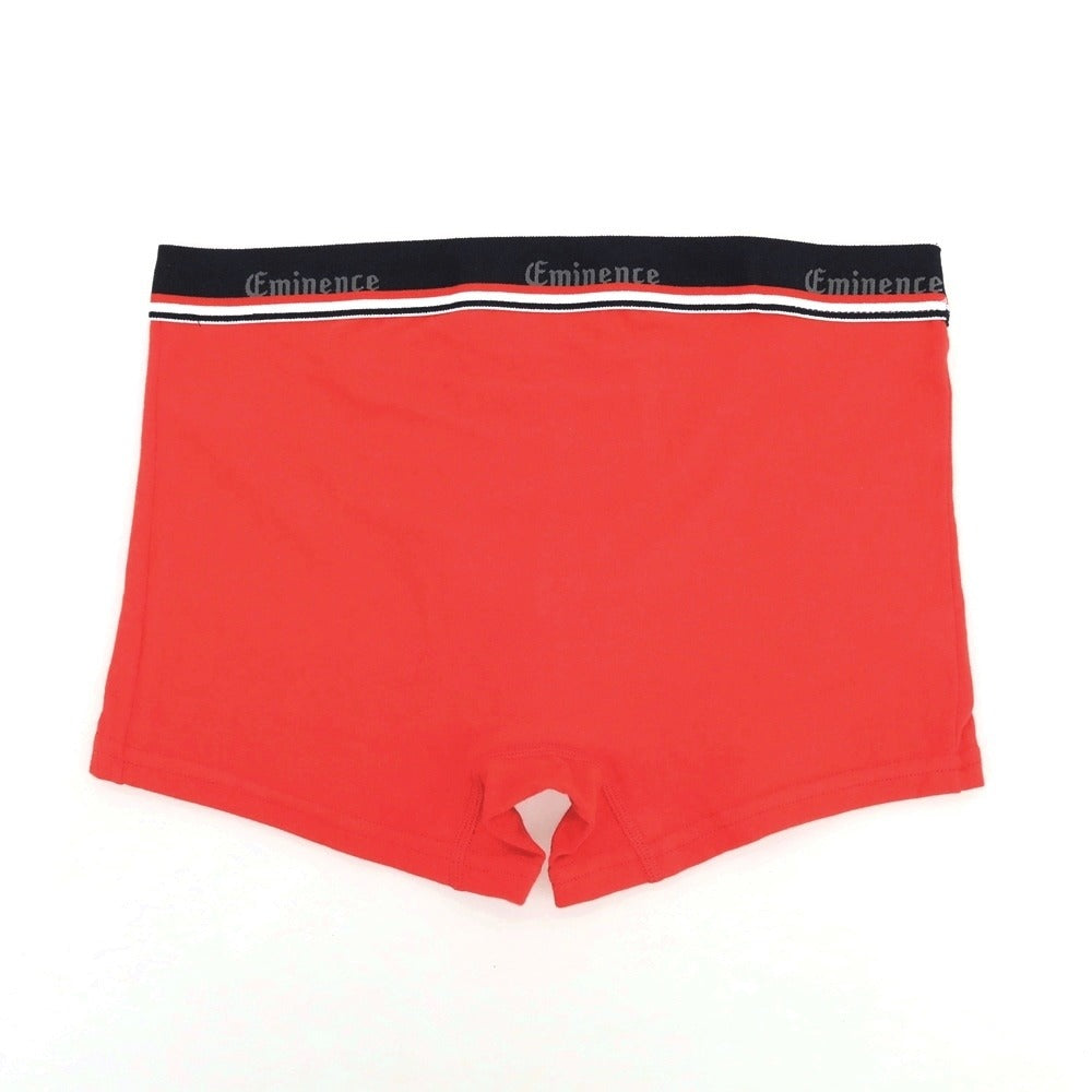 【新品】エミネンス プールオム EMINENCE POUR HOMME フランス製 コットンポリウレタン ボクサーパンツ 下着 アンダーウェア レッド【 4（L） 】【 状態ランクN 】【 メンズ 】 [EPD]
