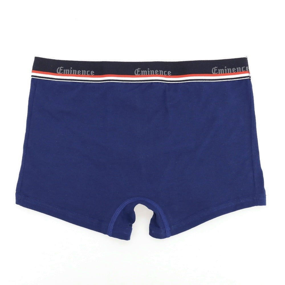 【新品】エミネンス プールオム EMINENCE POUR HOMME フランス製 コットンポリウレタン ボクサーパンツ 下着 アンダーウェア ダークブルー【 3（M） 】【 状態ランクN 】【 メンズ 】