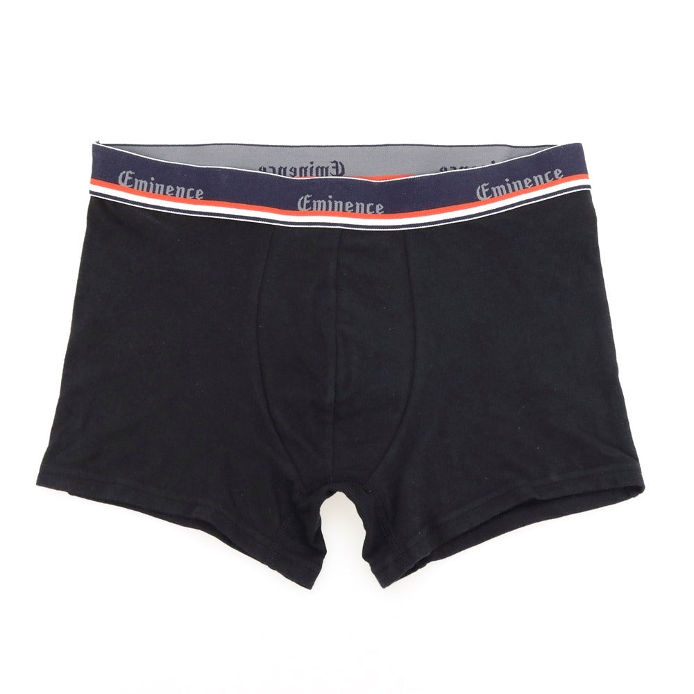 【新品】エミネンス プールオム EMINENCE POUR HOMME フランス製 コットンポリウレタン ボクサーパンツ 下着 アンダーウェア ブラック【 3（M） 】【 状態ランクN 】【 メンズ 】