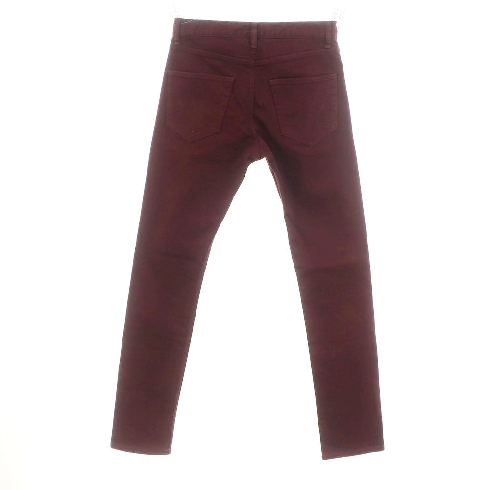 【新品】イロコイ Iroquois ストレッチコットン カラーデニムパンツ ワイン【 1 】【 状態ランクN 】【 メンズ 】