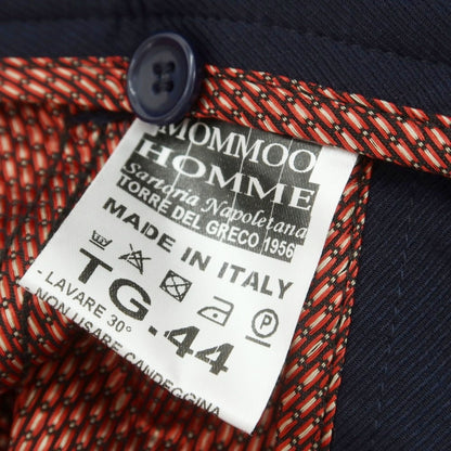 【新品】カールモンモー KARL MOMMOO ポリエステル カジュアルスラックスパンツ ネイビー【 44 】【 状態ランクN 】【 メンズ 】