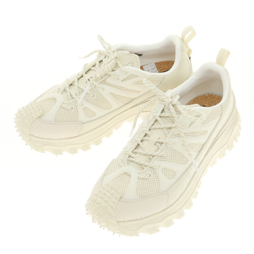 【中古】モンクレール MONCLER × Salehe bembury Trailgrip Amoeba スニーカー ライトベージュxホワイト【 42 】【 状態ランクA 】【 メンズ 】