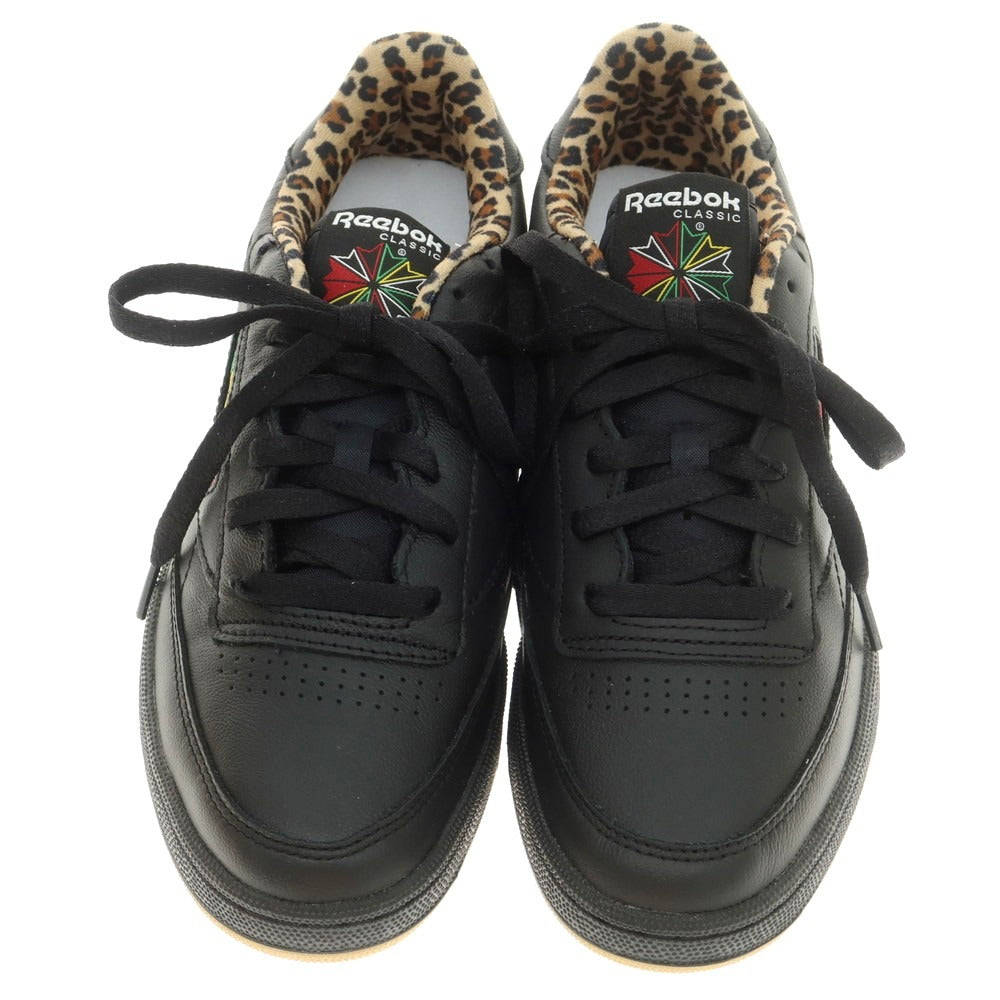 【中古】【未使用】ワコマリア WACKO MARIA × REEBOK CLUB C レザー スニーカー ブラック【 26.5 】【 状態ランクS 】【 メンズ 】