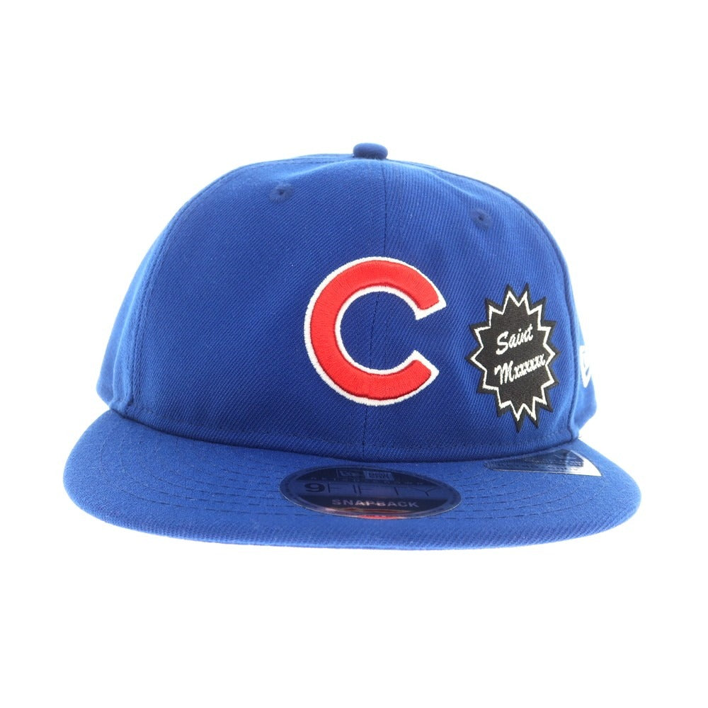 【中古】セント マイケル SAINT Mxxxxxx × NEW ERA 2025年春夏 キャップ ブルー【 状態ランクA 】【 メンズ 】[EPD]