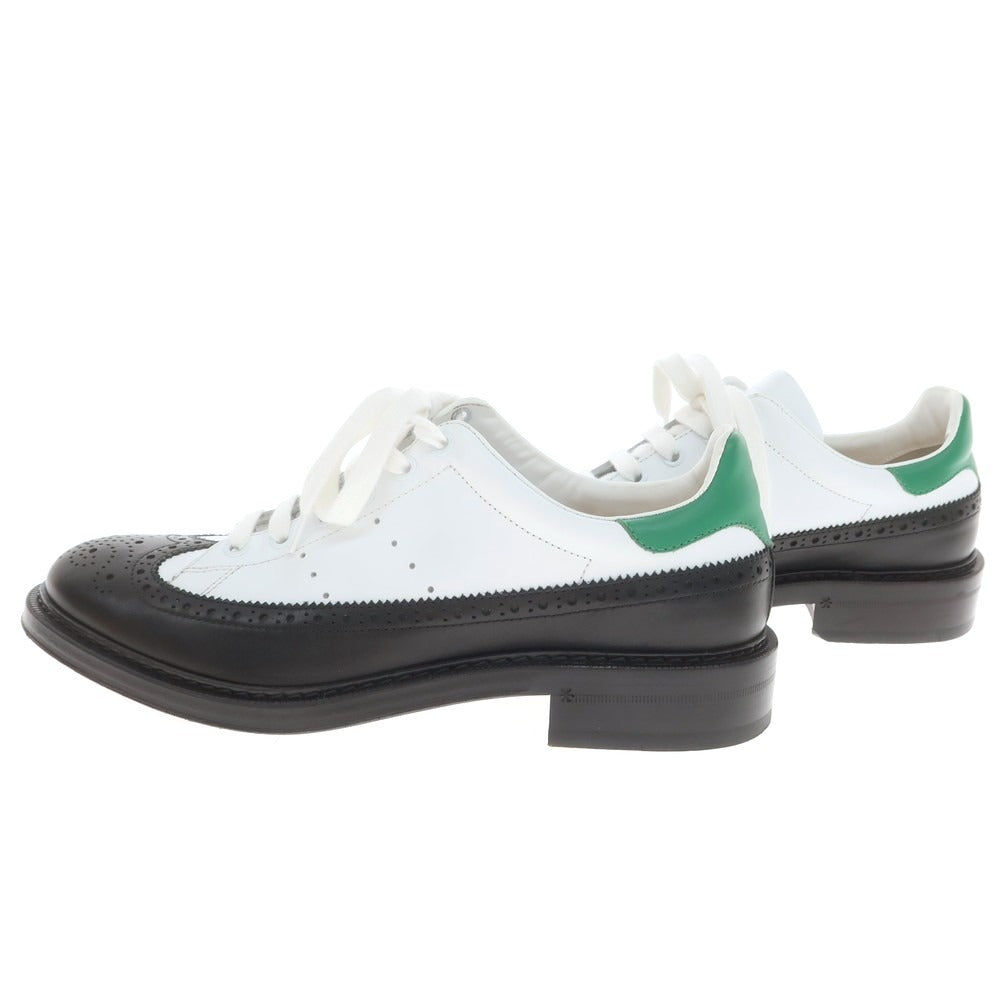 [Used] Sense of Symmetry SENSE OF SYMMETRY Sneakers Wingtip Dress Shoes Black x White x Green [41] [Condition Rank A] [Men&