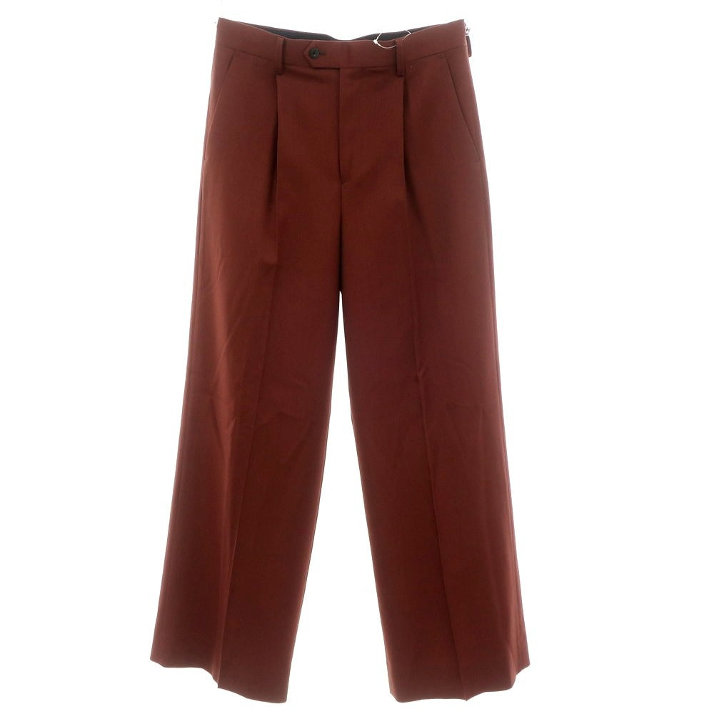 [Used] FORSOMEONE Wool Wide Slacks Pants Brown [46] [Condition Rank A] [Men&
