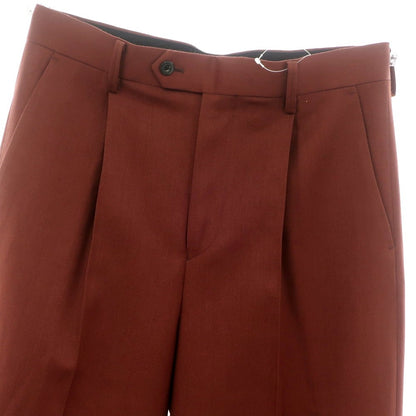 [Used] FORSOMEONE Wool Wide Slacks Pants Brown [46] [Condition Rank A] [Men&