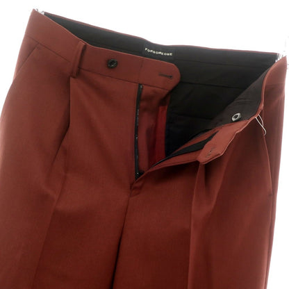 [Used] FORSOMEONE Wool Wide Slacks Pants Brown [46] [Condition Rank A] [Men&
