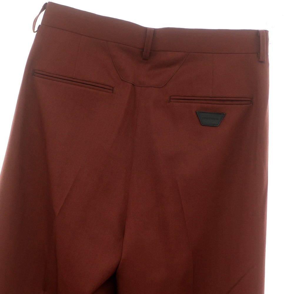 [Used] FORSOMEONE Wool Wide Slacks Pants Brown [46] [Condition Rank A] [Men&