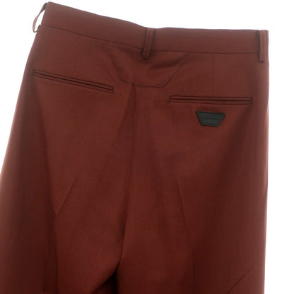 [Used] FORSOMEONE Wool Wide Slacks Pants Brown [46] [Condition Rank A] [Men&