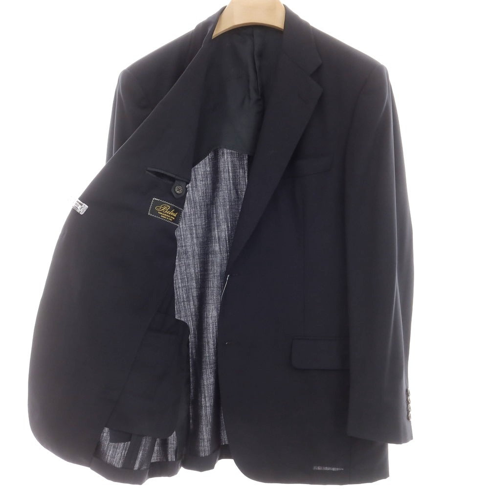 【中古】ベルベスト Belvest ウール 2つボタンスーツ ダークネイビー【 50 】【 状態ランクD 】【 メンズ 】