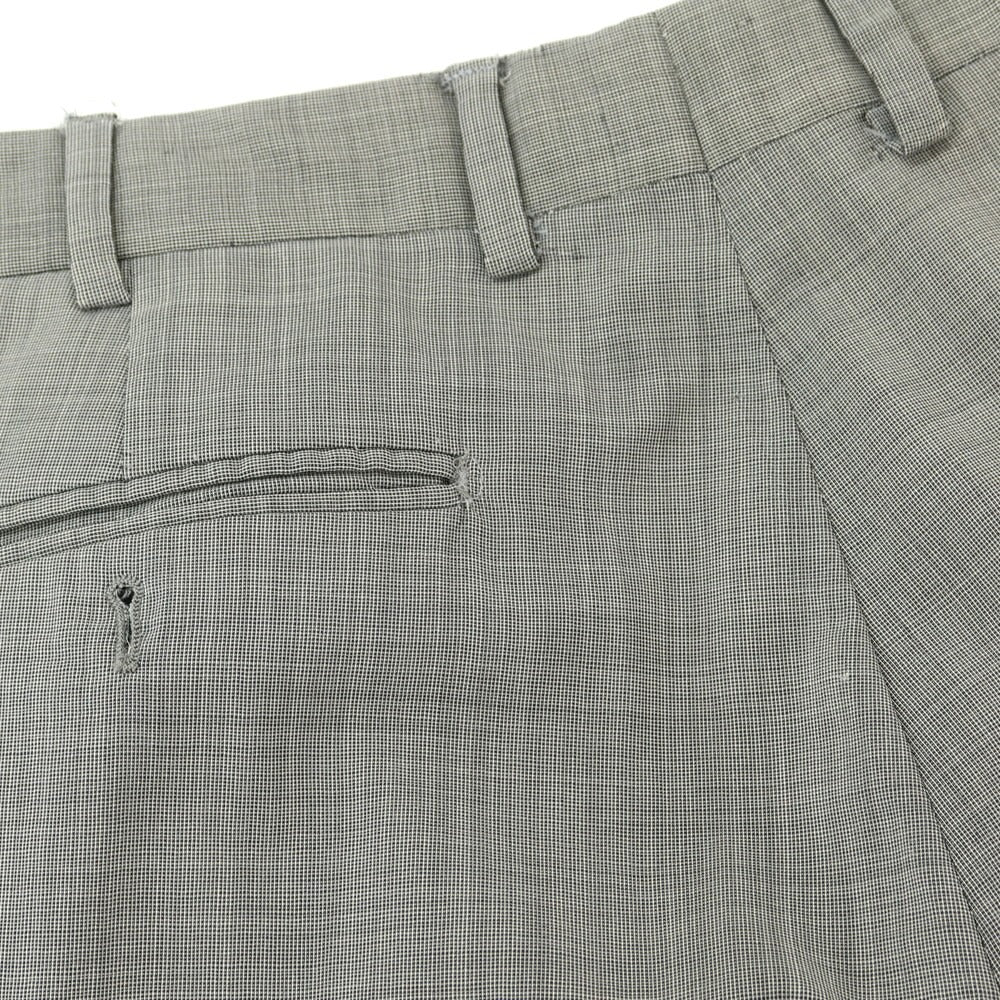 [Used] Belvest Wool Dress Slacks Pants, Gray [50] [Condition Rank D] [Men&