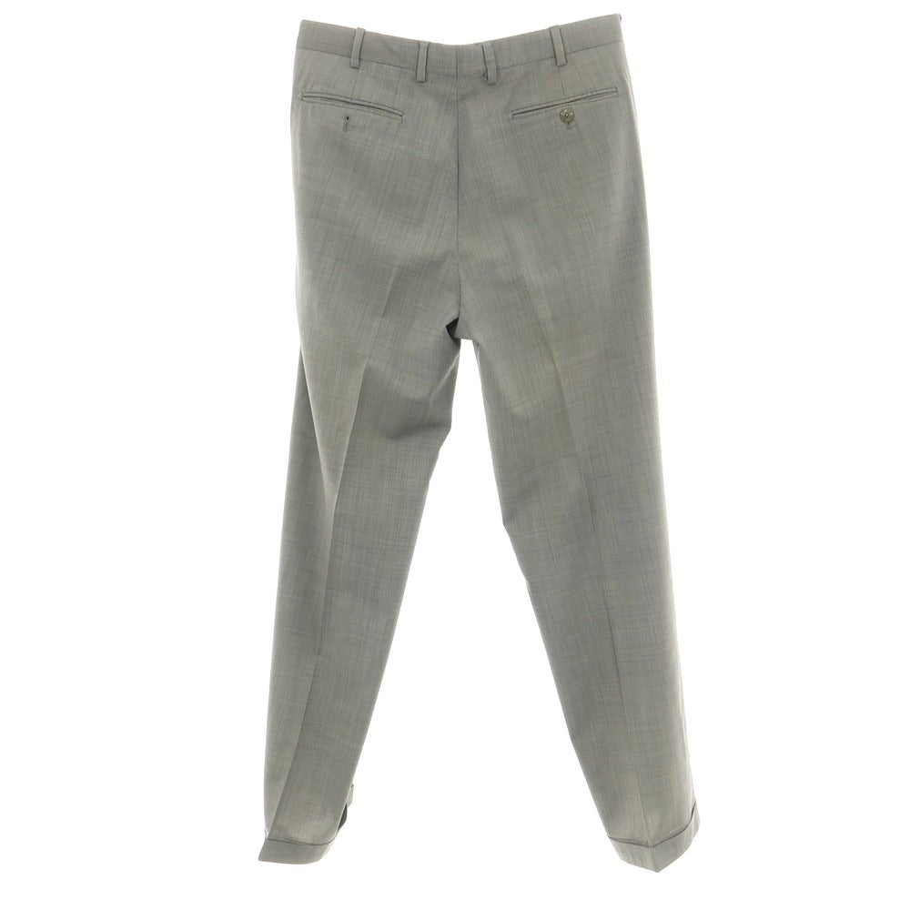 [Used] Belvest Wool Dress Slacks Pants, Gray [50] [Condition Rank D] [Men&