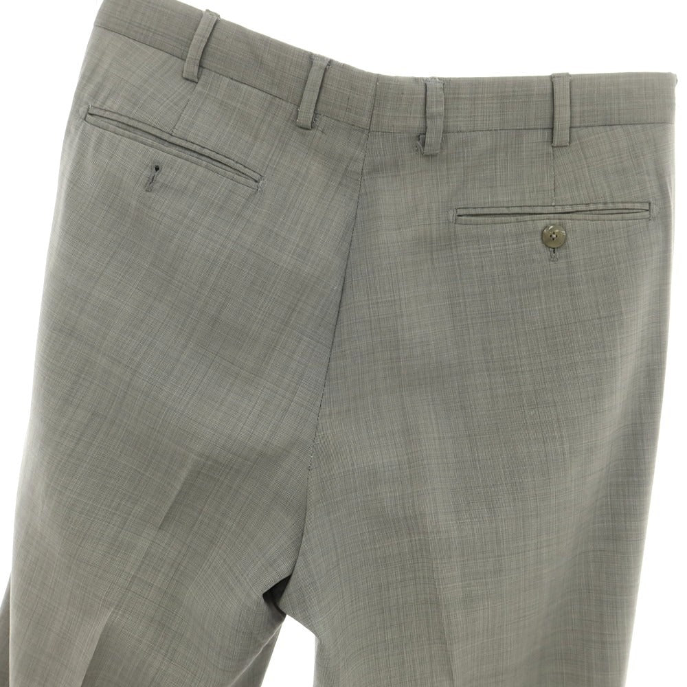 [Used] Belvest Wool Dress Slacks Pants, Gray [50] [Condition Rank D] [Men&