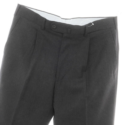 【中古】ベルベスト Belvest ウール ドレススラックスパンツ チャコール【 50 】【 状態ランクC 】【 メンズ 】