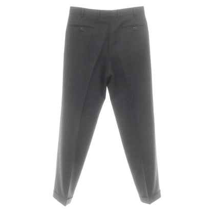 【中古】ベルベスト Belvest ウール ドレススラックスパンツ チャコール【 50 】【 状態ランクC 】【 メンズ 】