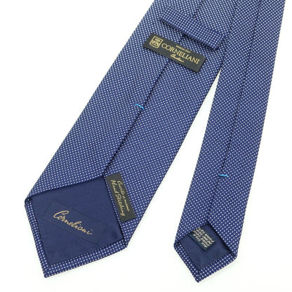 [Used] CORNELIANI Silk Pin Dot Tie Navy x White [Condition Rank B] [Men&