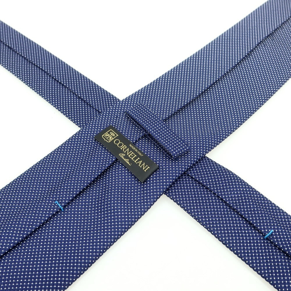 [Used] CORNELIANI Silk Pin Dot Tie Navy x White [Condition Rank B] [Men&