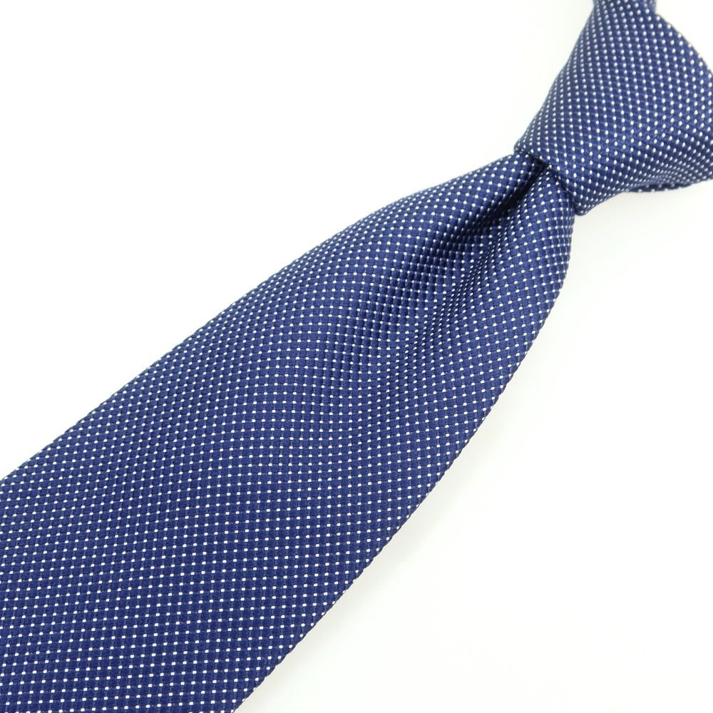 [Used] CORNELIANI Silk Pin Dot Tie Navy x White [Condition Rank B] [Men&