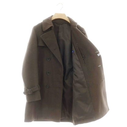 【中古】グリーンレーベルリラクシング green label relaxing ウールポリエステル トレンチコート オリーブ【 S 】【 状態ランクC 】【 メンズ 】