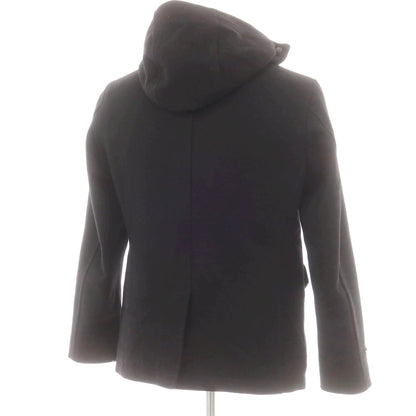 【中古】グリーンレーベルリラクシング green label relaxing ウールナイロン 中綿 フーデッドコート ブラック【 S 】【 状態ランクC 】【 メンズ 】