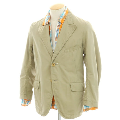 【中古】ジュンヤワタナベ コムデギャルソン JUNYA WATANABE COMME des GARCONS 2009年春夏 リバーシブル レイヤード ジャケット オリーブベージュ系xオレンジ【 SS 】【 状態ランクB 】【 メンズ 】